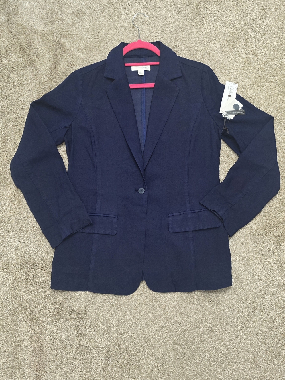 Treasure Bond Blazer S NWT Quiet Luxury Work Fisherman Preppy Casual Effortless